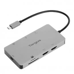SKI - สกี จำหน่ายสินค้าหลากหลาย และคุณภาพดี | TARGUS TGS-DOCK423 Docking Station USB-C DUAL HDMI 4K DOCKING STATION WITH 100W PD